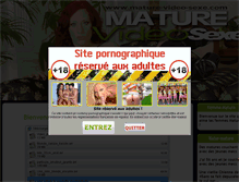 Tablet Screenshot of mature-video-sexe.com